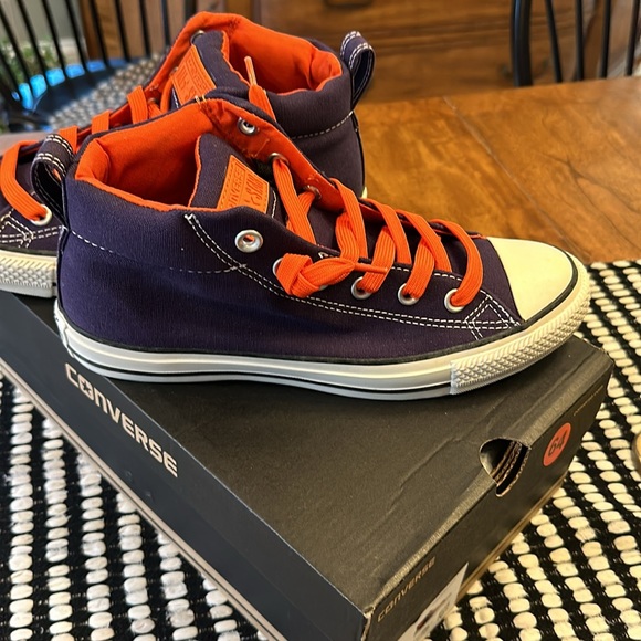 CONVERSE unisex All Star Chuck Taylor Street Mid Shoe in Dozar Blue - Picture 4 of 16